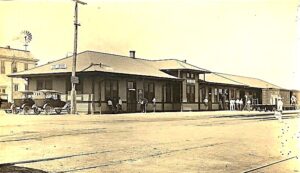 Vintage Photo of De Leon Train Depot